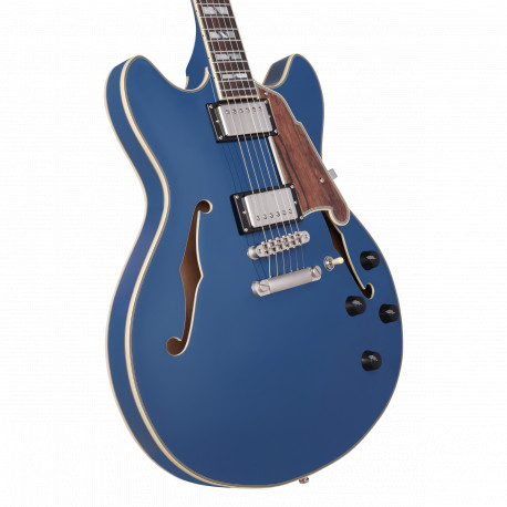 DANGELICO DELUXE DC LE 2022 SAPPHIRE (with stop-bar tailpiece)