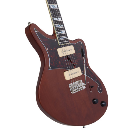 DANGELICO DELUXE BEDFORD (WITH TREMOLO) MATTE WALNUT