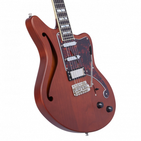 DANGELICO DELUXE BEDFORD SH (WITH TREMOLO) MATTE WALNUT